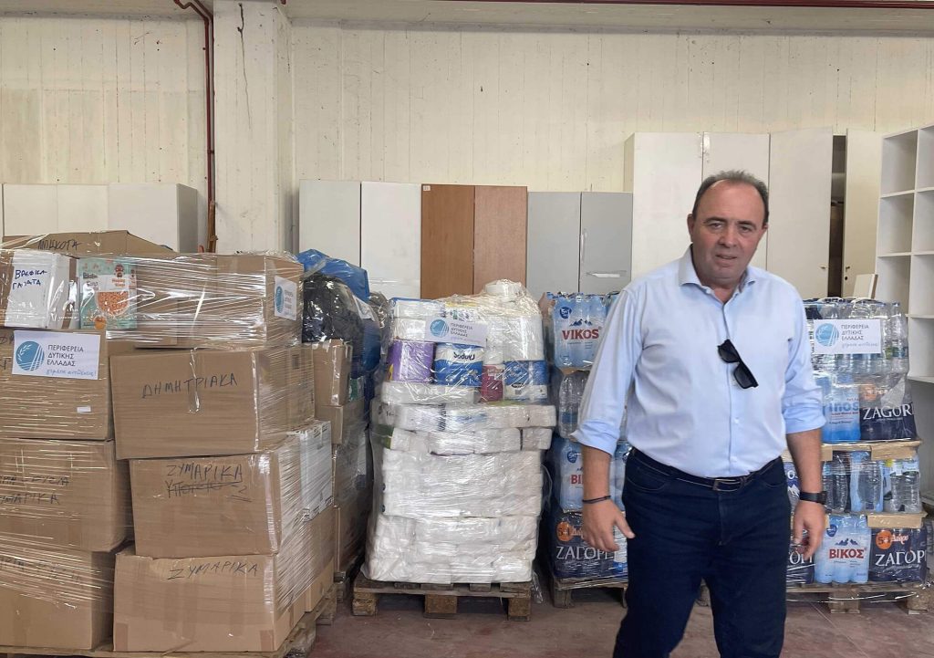 Νέα αποστολή ανθρωπιστικής βοήθειας από την Περιφέρεια Δυτικής Ελλάδας στους πληγέντες της Θεσσαλίας
